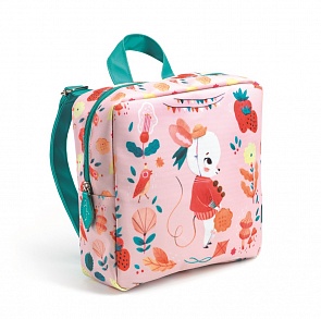 Рюкзачок Мышка, 23 х 23 х 8 см. (Djeco, DD00255)